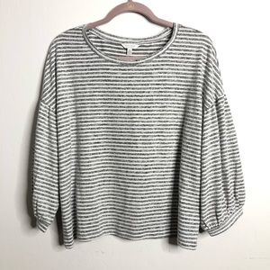 Lucky Brand Long Sleeve Stripe Sweater